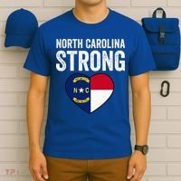 North Carolina Strong With Nc State And Love T-Shirt thumb 6