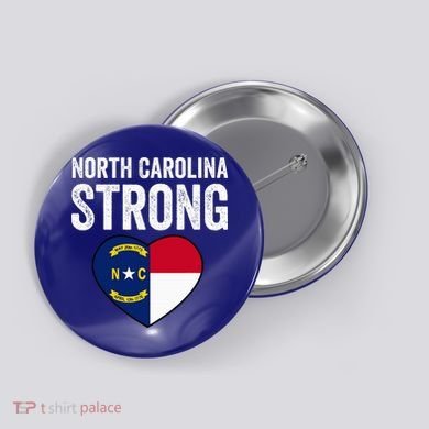 North Carolina Strong With Nc State And Love Button