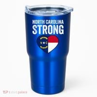 North Carolina Strong With Nc State And Love Tumbler thumb 0
