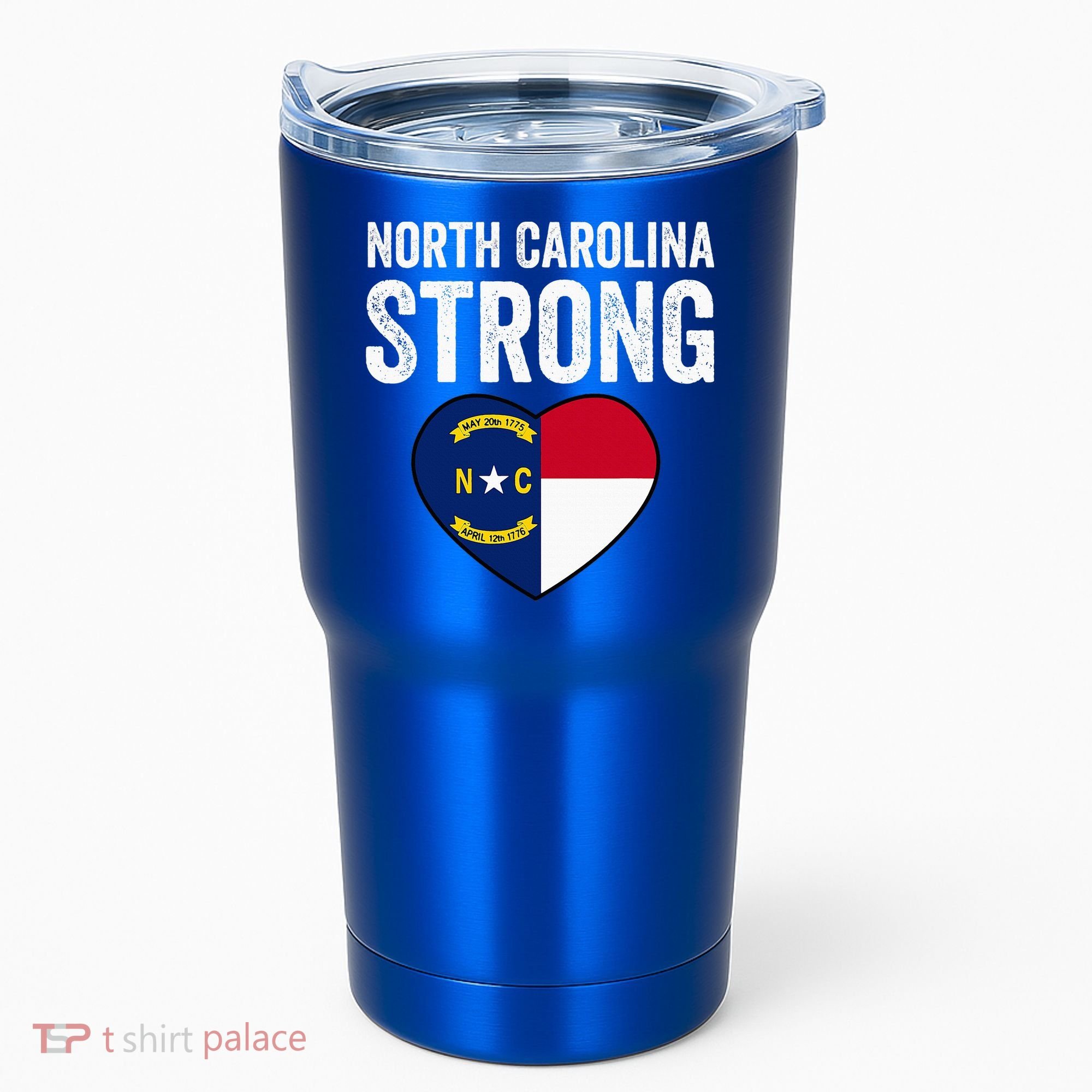 North Carolina Strong With Nc State And Love Tumbler