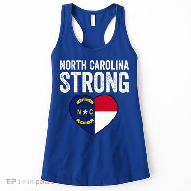 North Carolina Strong With Nc State And Love Women's Tank Top