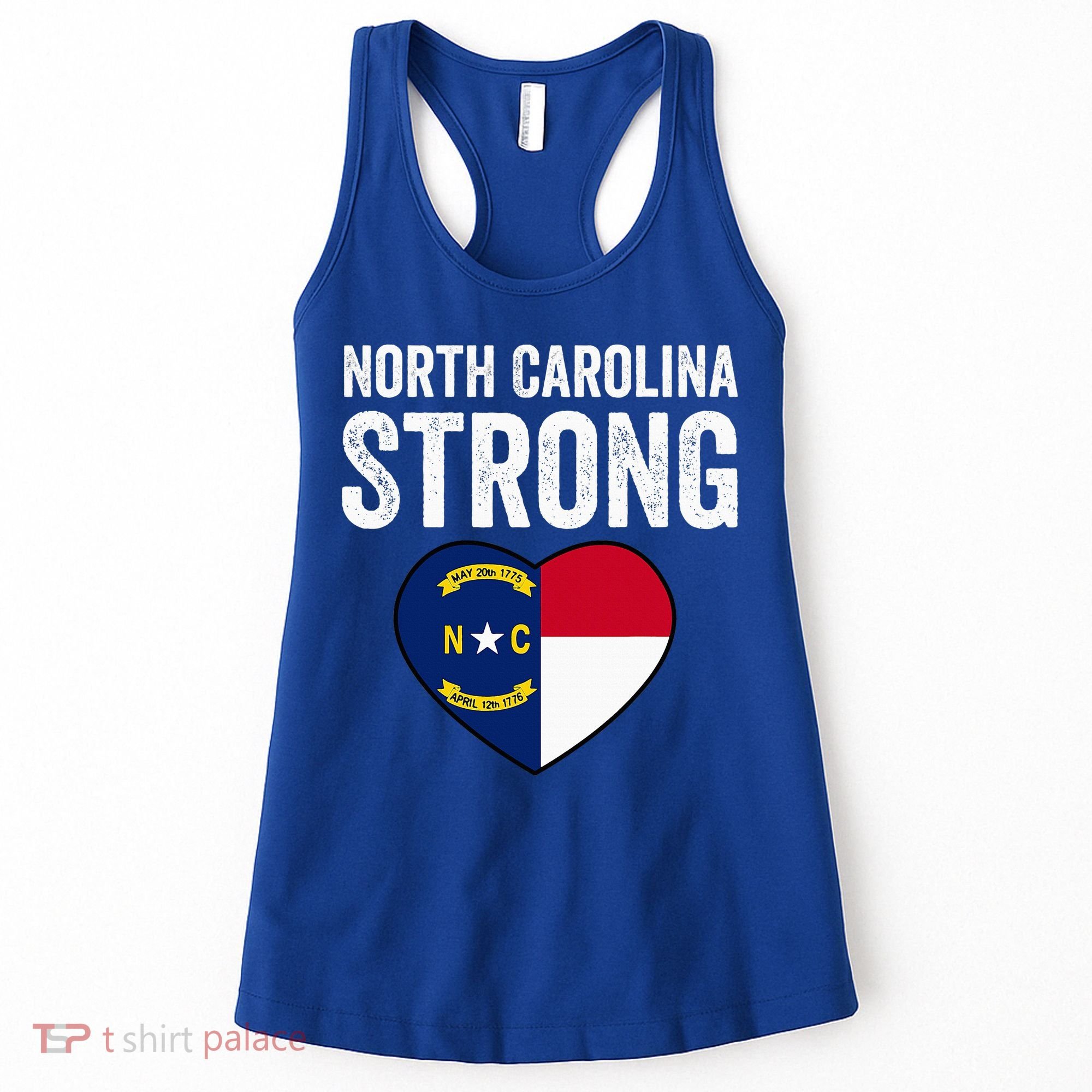 North Carolina Strong With Nc State And Love Women's Tank Top