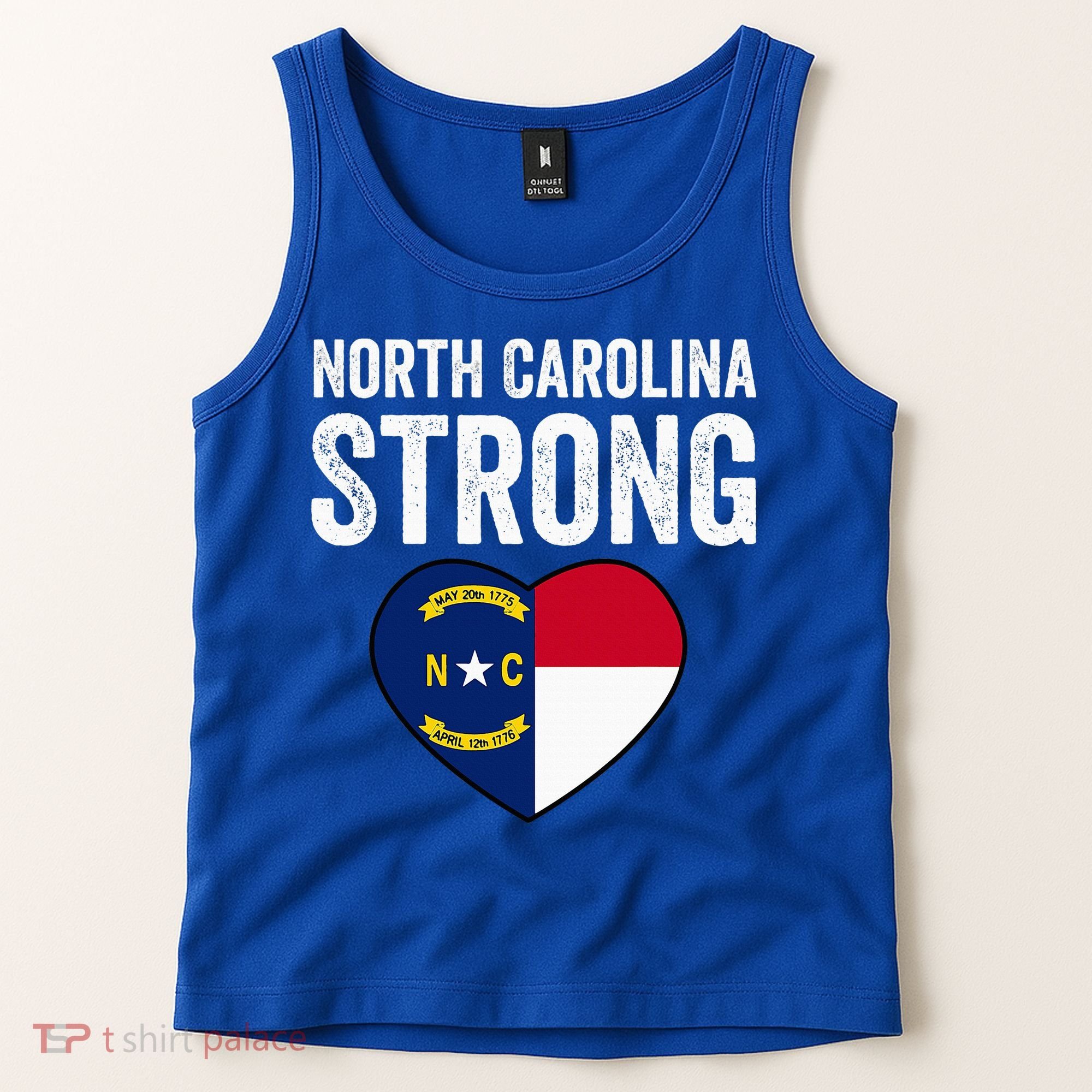 North Carolina Strong With Nc State And Love Tank Top