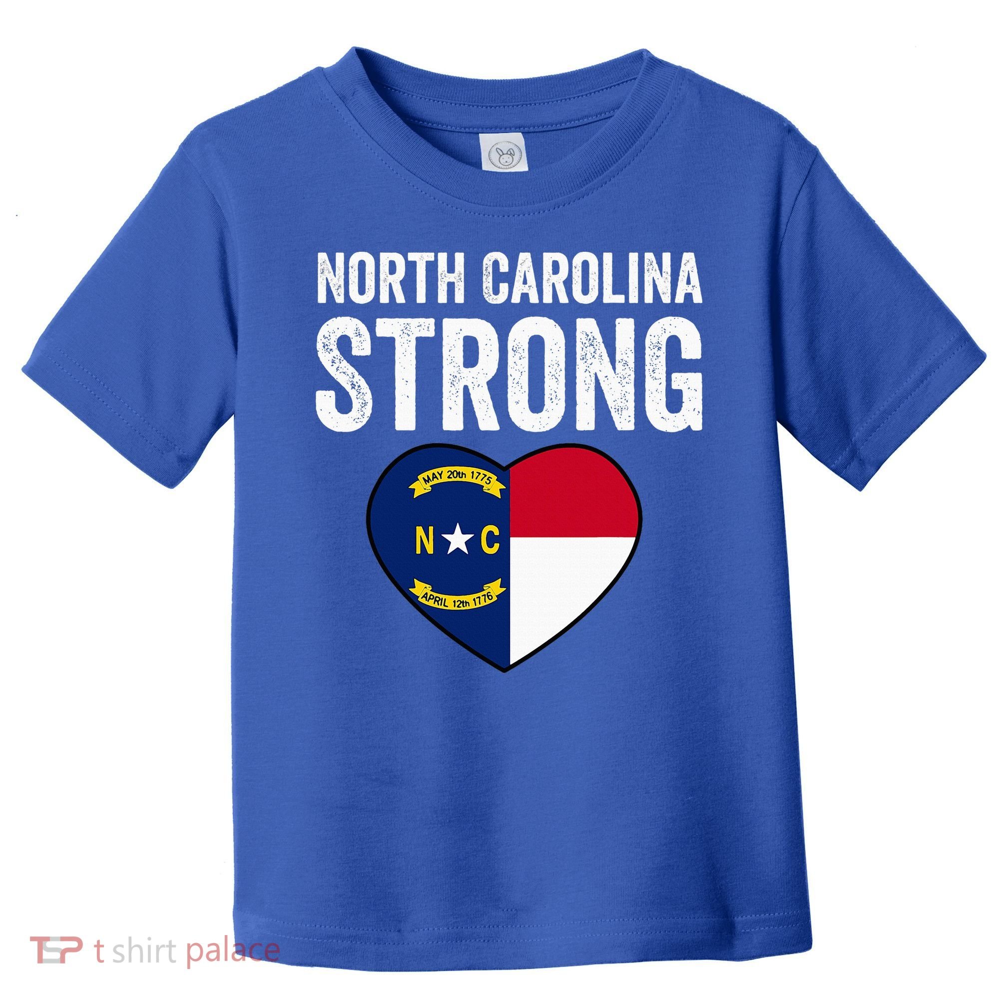 North Carolina Strong With Nc State And Love Toddler T-Shirt