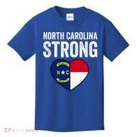 North Carolina Strong With Nc State And Love Kids T-Shirt thumb 0