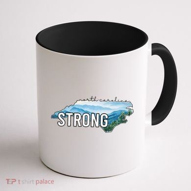 North Carolina Strong Nc State Coffee Mug back