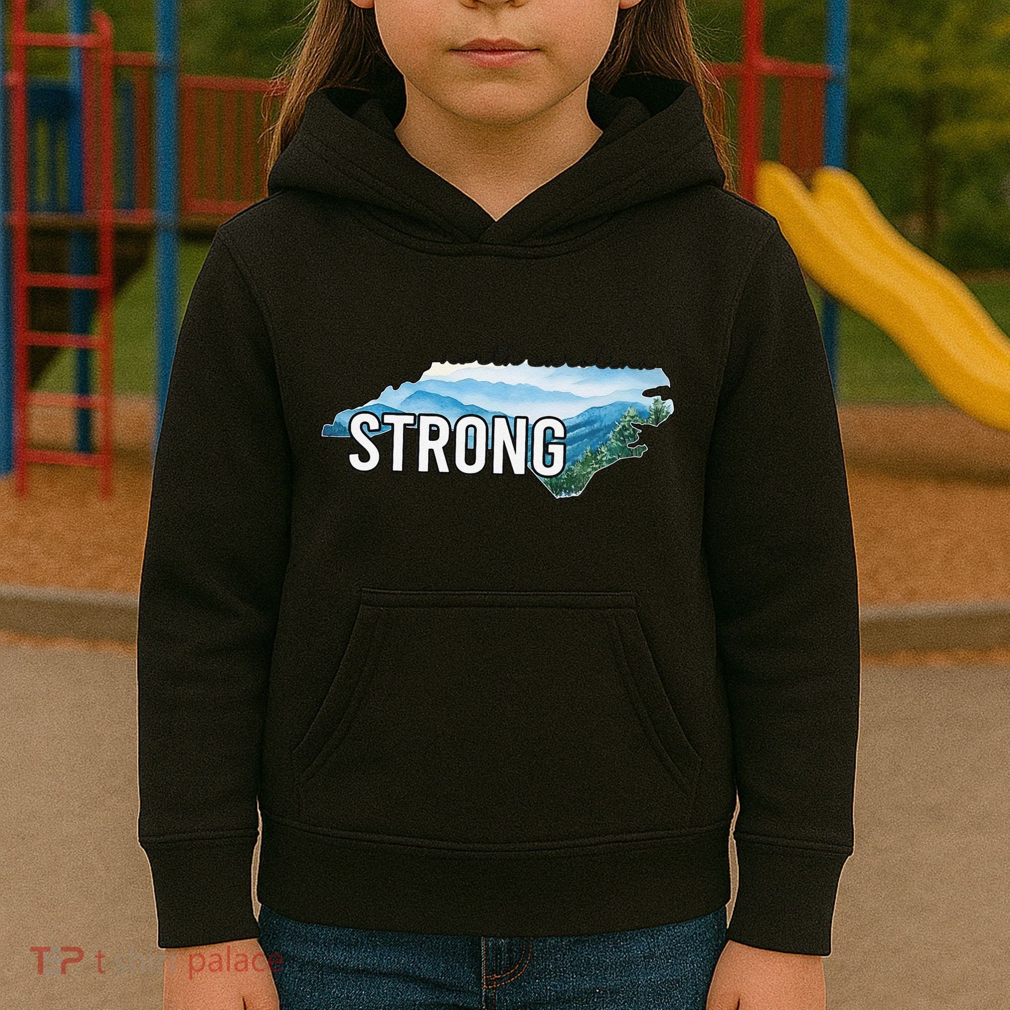 North Carolina Strong Nc State Kids Hoodie