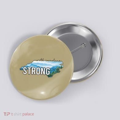 North Carolina Strong Nc State Button