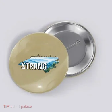 North Carolina Strong Nc State Button