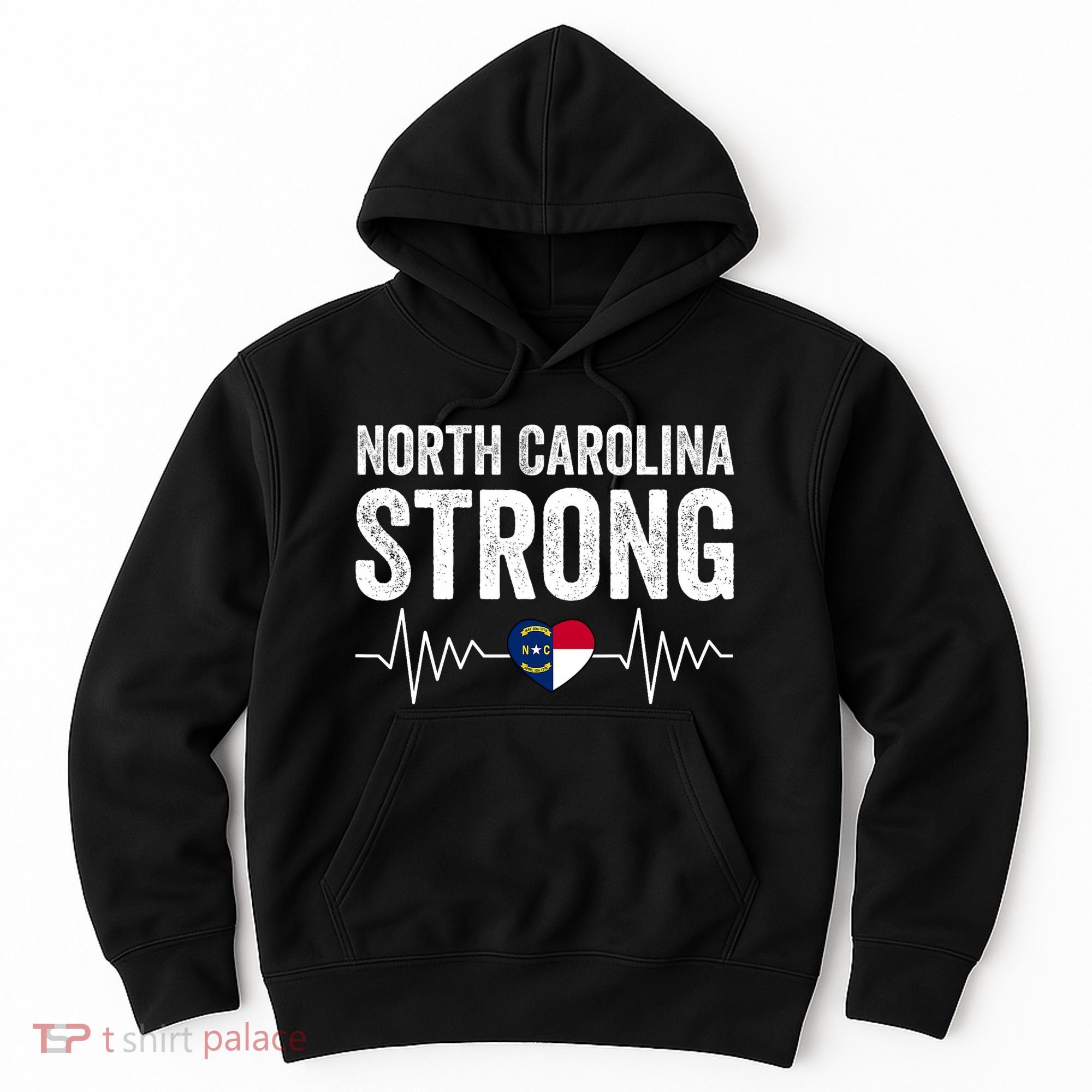 North Carolina Strong With Nc State And Love North Carolina Hoodie