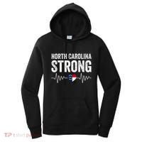 North Carolina Strong With Nc State And Love North Carolina Women's Hoodie thumb 0