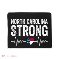 North Carolina Strong With Nc State And Love North Carolina Mousepad thumb 0