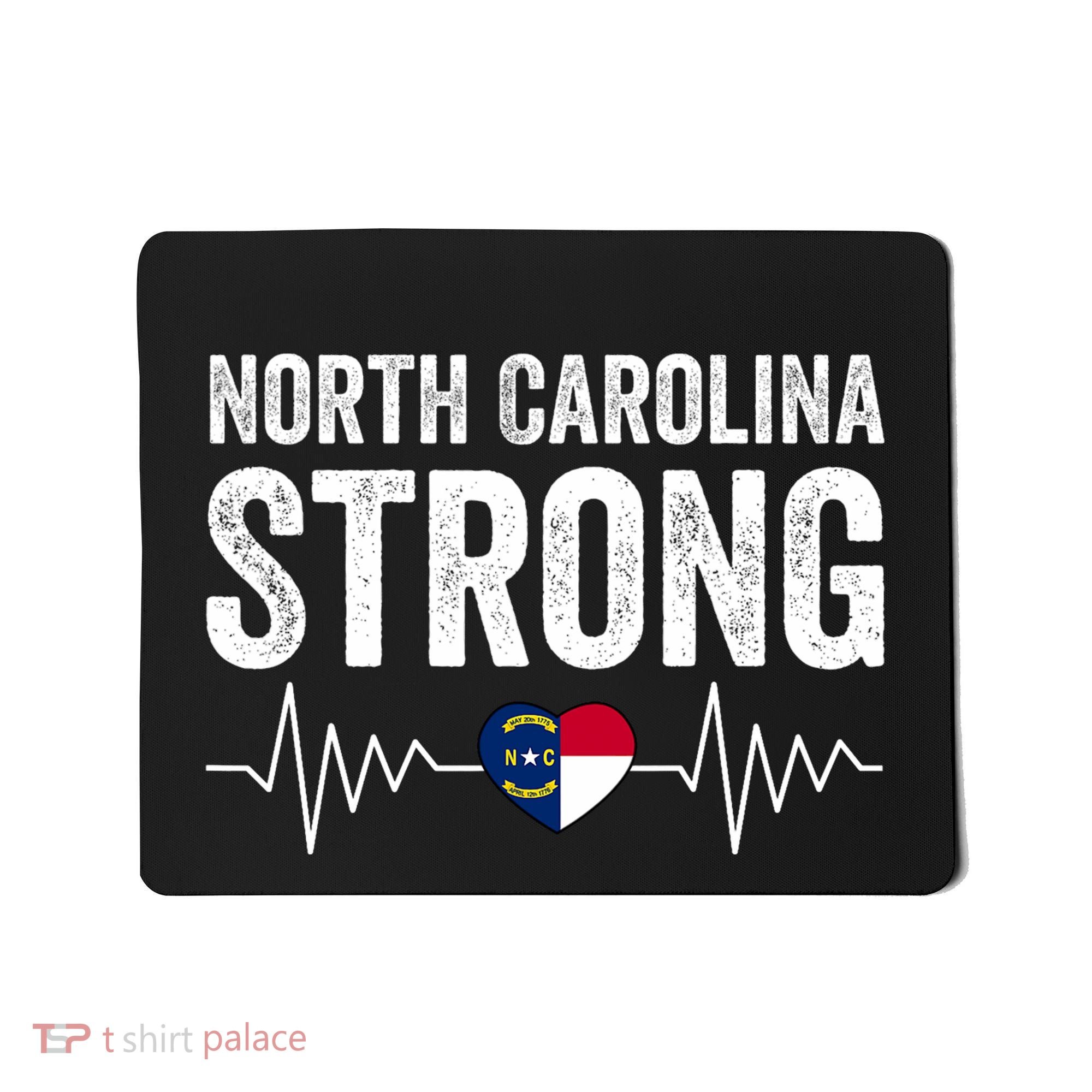 North Carolina Strong With Nc State And Love North Carolina Mousepad