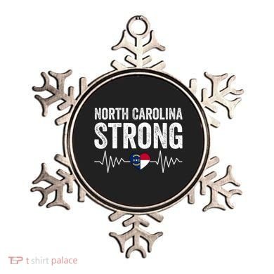 North Carolina Strong With Nc State And Love North Carolina Ornament