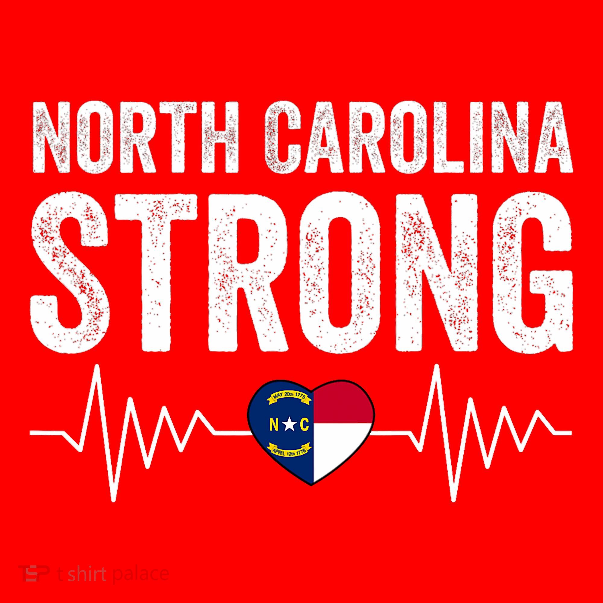 North Carolina Strong With Nc State And Love North Carolina Santa Hat