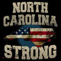 North Carolina Strong With Nc State And Usa Flag Overlay Coffee Mug thumb 5