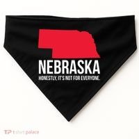 Native Cornhusker State Funny I Love Nebraska USA-Made Doggie Bandana thumb 0