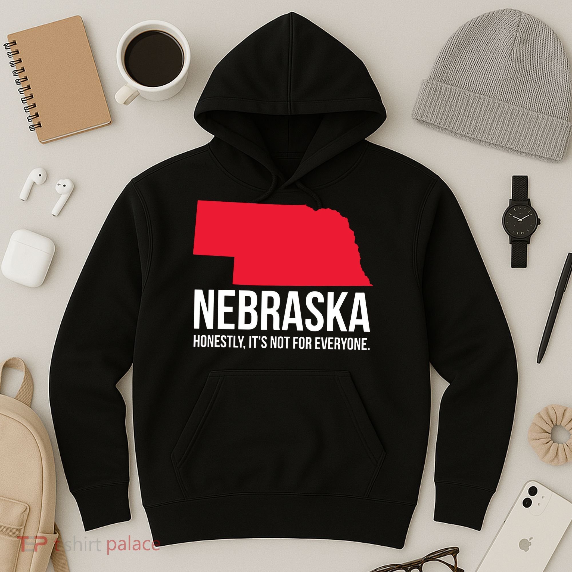 Native Cornhusker State Funny I Love Nebraska Hoodie