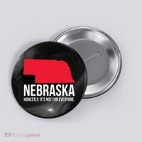 Native Cornhusker State Funny I Love Nebraska Button thumb 0