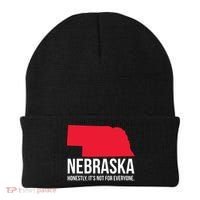 Native Cornhusker State Funny I Love Nebraska Beanie thumb 0