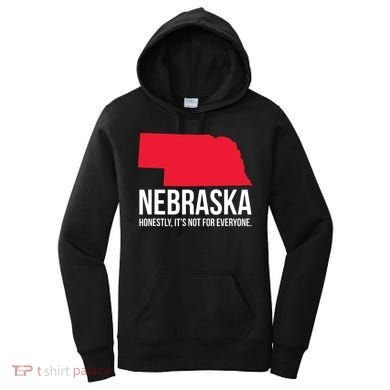 Native Cornhusker State Funny I Love Nebraska Women's Hoodie