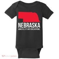 Native Cornhusker State Funny I Love Nebraska Baby Bodysuit thumb 0