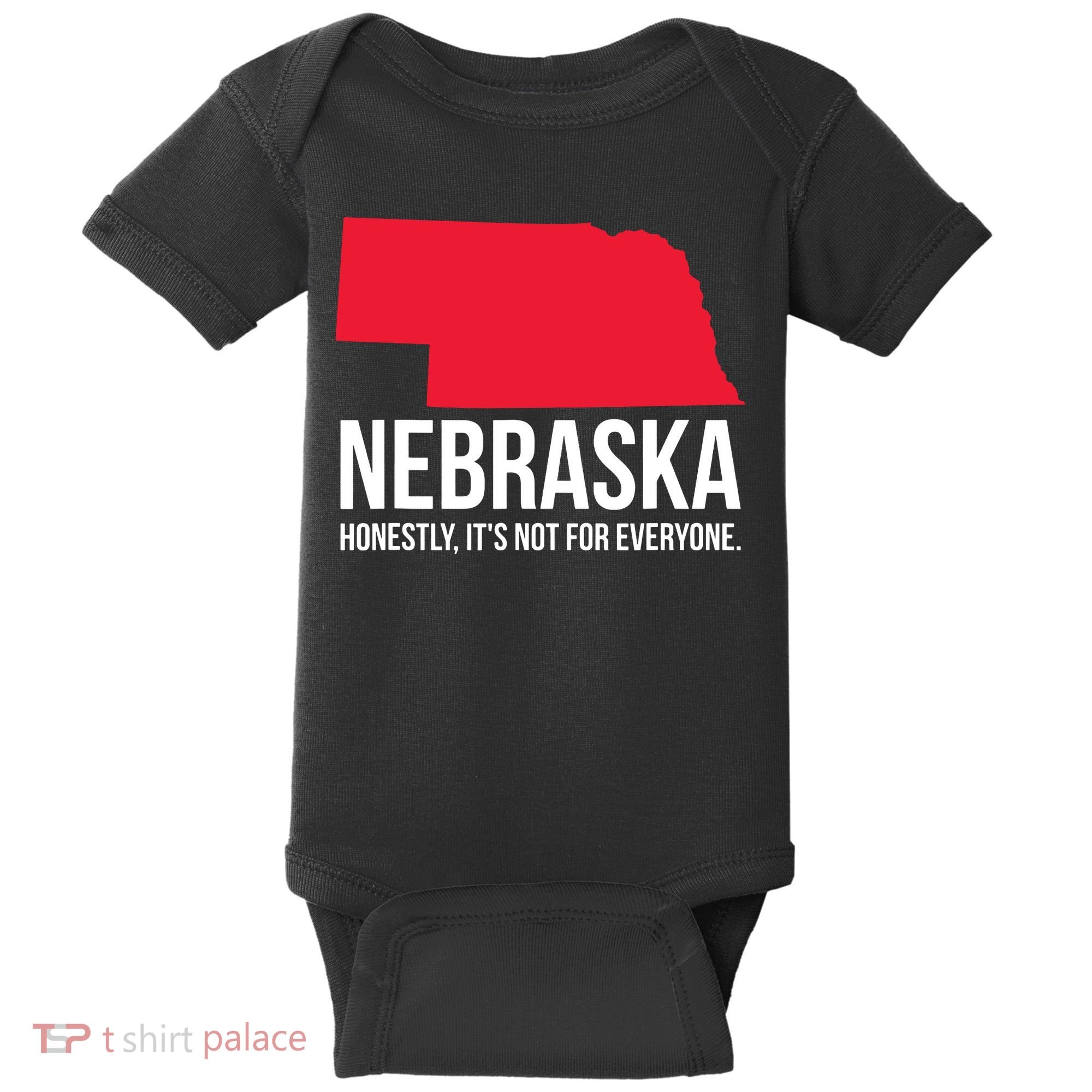 Native Cornhusker State Funny I Love Nebraska Baby Bodysuit