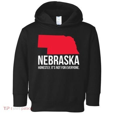 Native Cornhusker State Funny I Love Nebraska Toddler Hoodie
