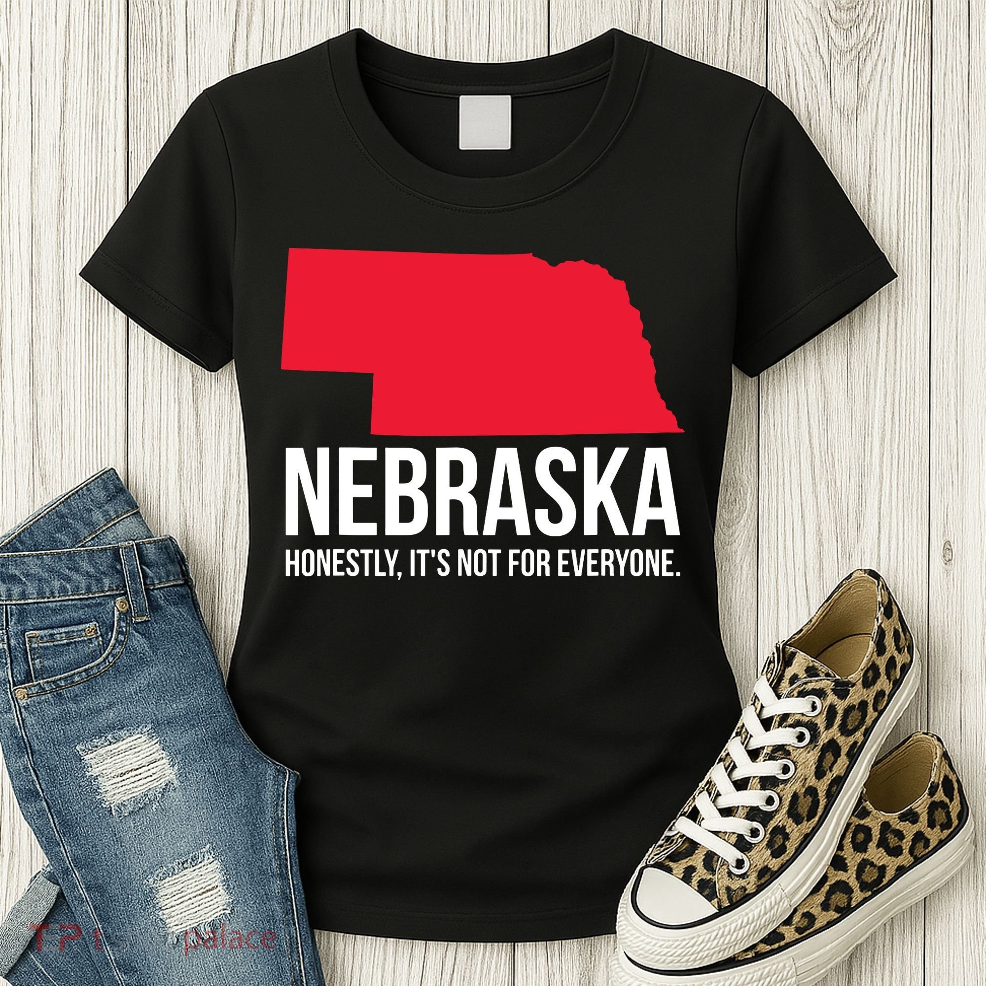 Native Cornhusker State Funny I Love Nebraska Women's T-Shirt