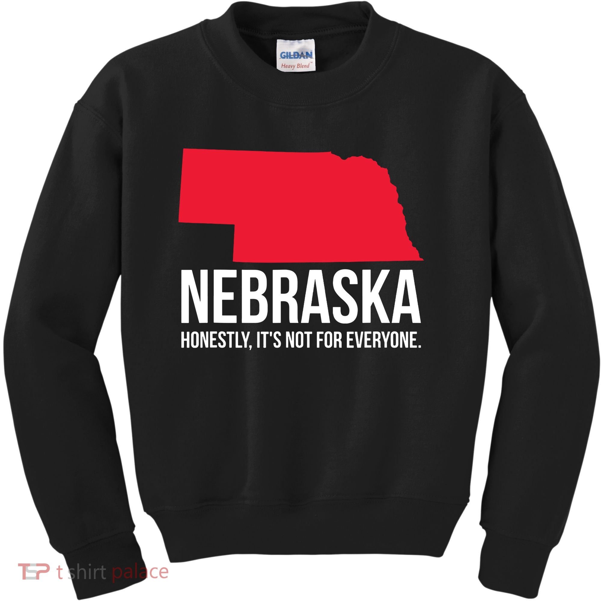 Native Cornhusker State Funny I Love Nebraska Kids Sweatshirt