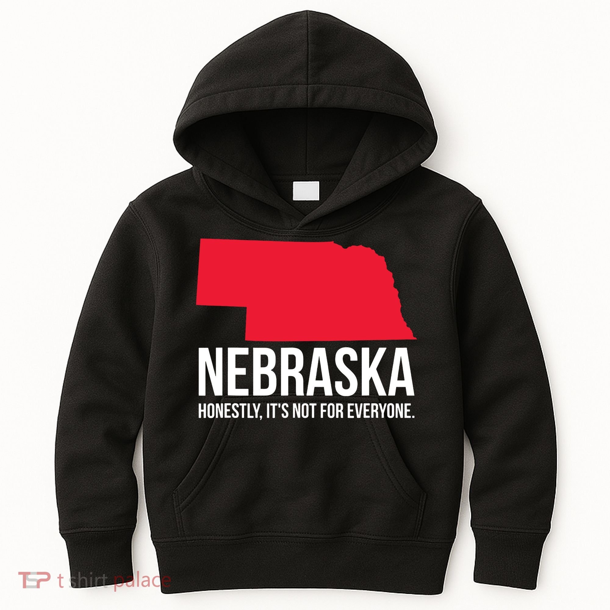 Native Cornhusker State Funny I Love Nebraska Kids Hoodie
