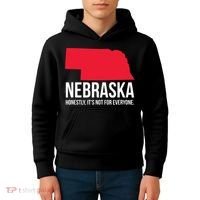 Native Cornhusker State Funny I Love Nebraska Kids Hoodie thumb 4