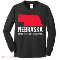 Native Cornhusker State Funny I Love Nebraska Kids Long Sleeve Shirt thumb 0