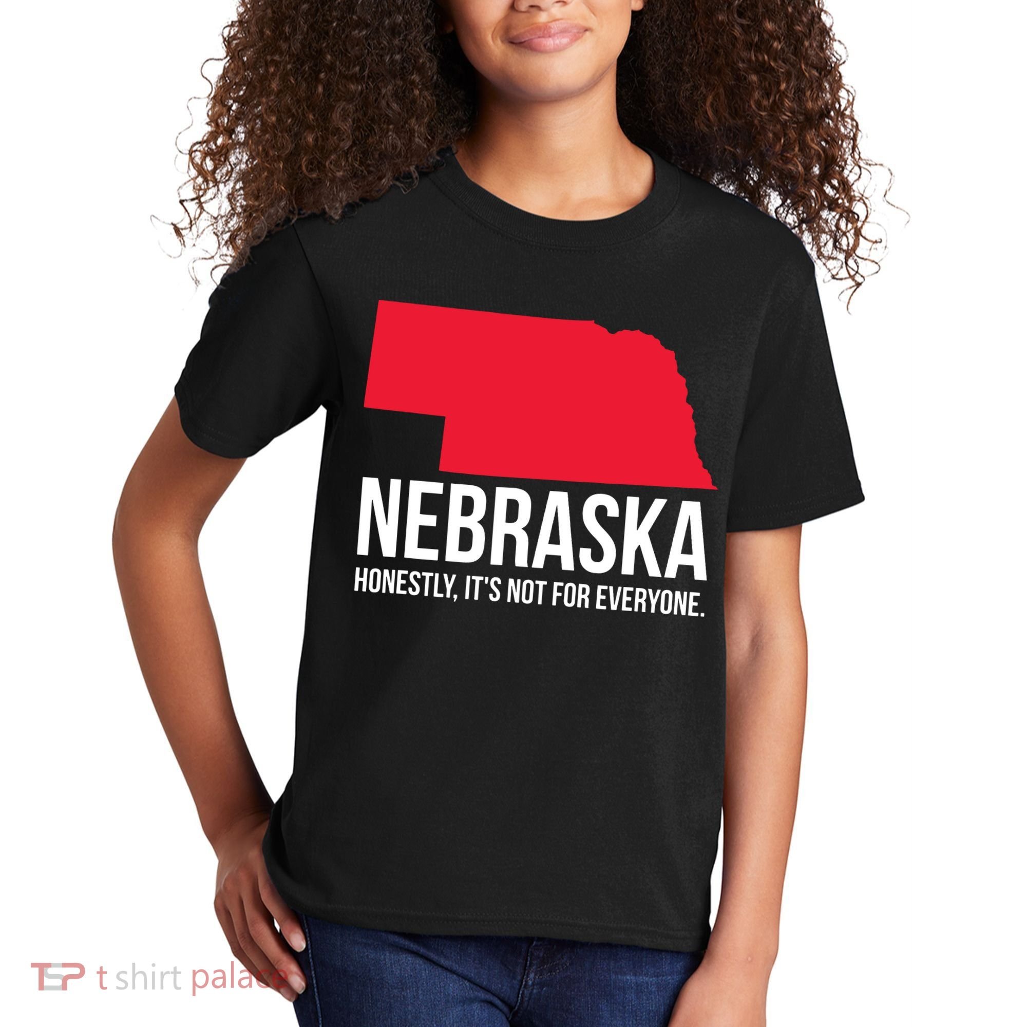 Native Cornhusker State Funny I Love Nebraska Kids T-Shirt