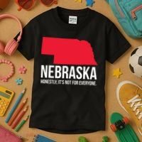 Native Cornhusker State Funny I Love Nebraska Kids T-Shirt thumb 3