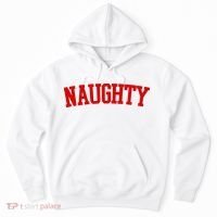Naughty Christmas Santa Hoodie thumb 0