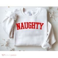 Naughty Christmas Santa Sweatshirt thumb 2