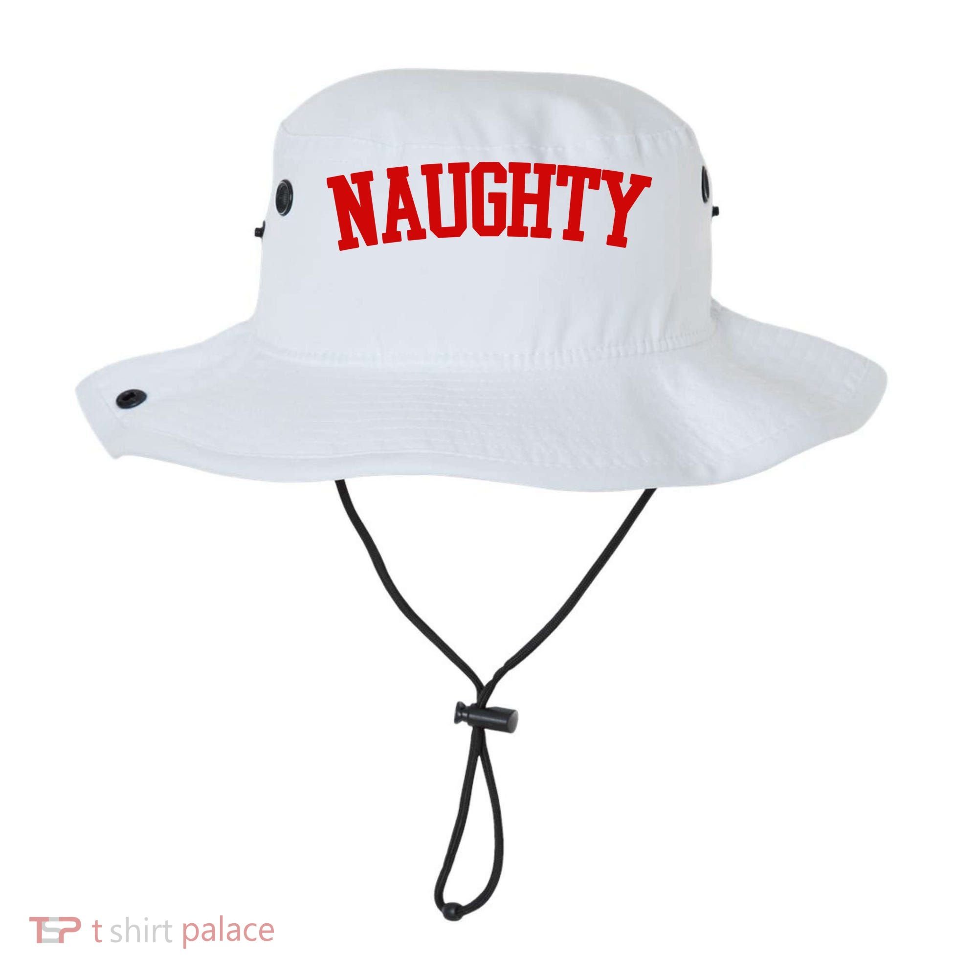 Naughty Christmas Santa Bucket Hat