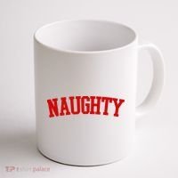 Naughty Christmas Santa Coffee Mug thumb 1
