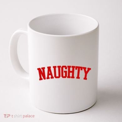 Naughty Christmas Santa Coffee Mug