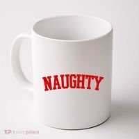 Naughty Christmas Santa Coffee Mug thumb 0
