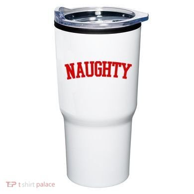 Naughty Christmas Santa Tumbler