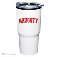 Naughty Christmas Santa Tumbler thumb 0