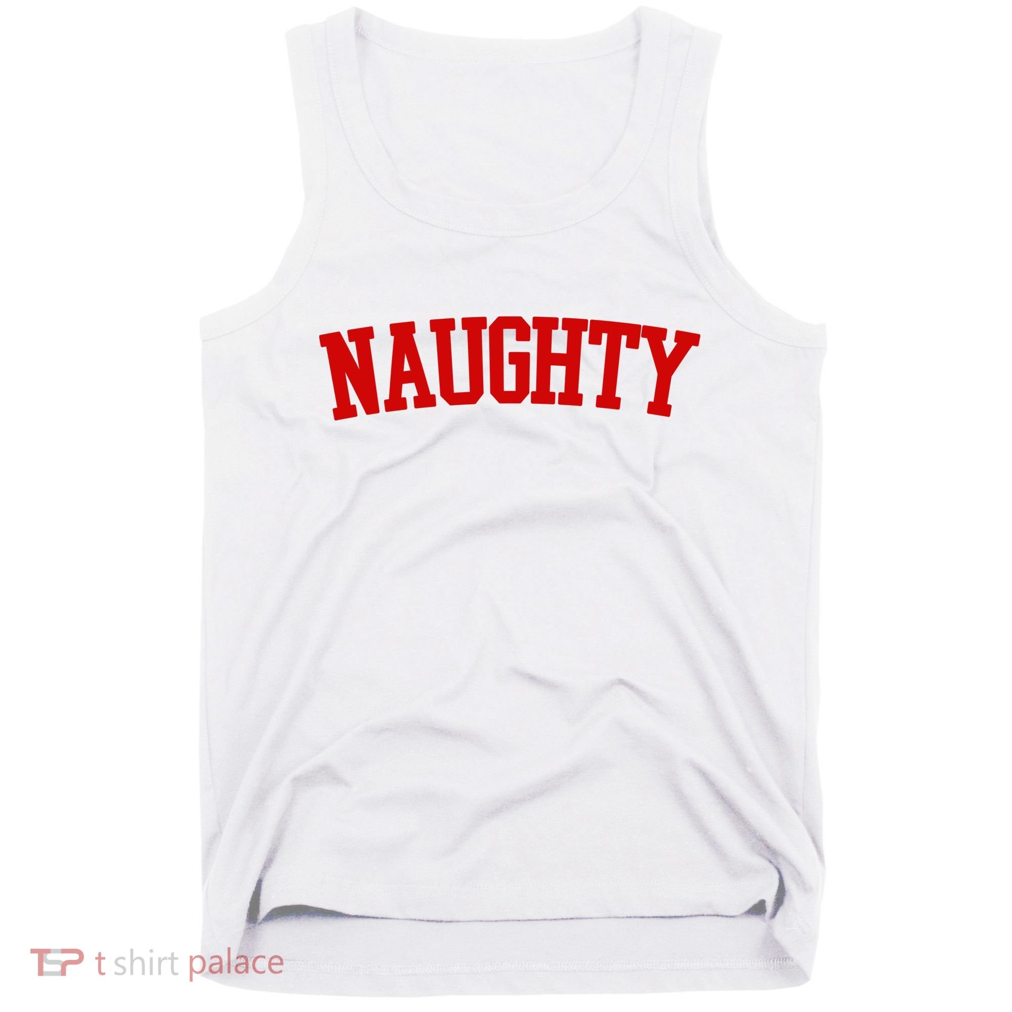 Naughty Christmas Santa Tank Top