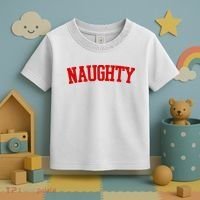Naughty Christmas Santa Toddler T-Shirt thumb 3