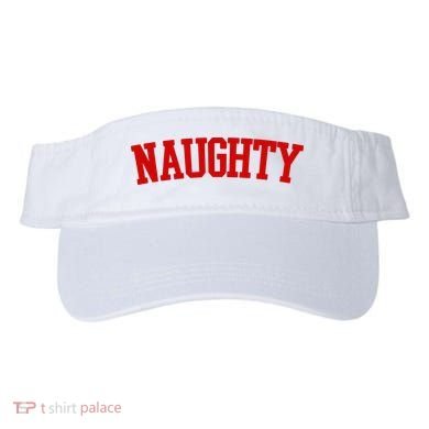 Naughty Christmas Santa Visor