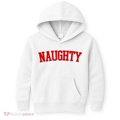 Naughty Christmas Santa Kids Hoodie