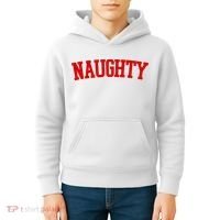 Naughty Christmas Santa Kids Hoodie thumb 4