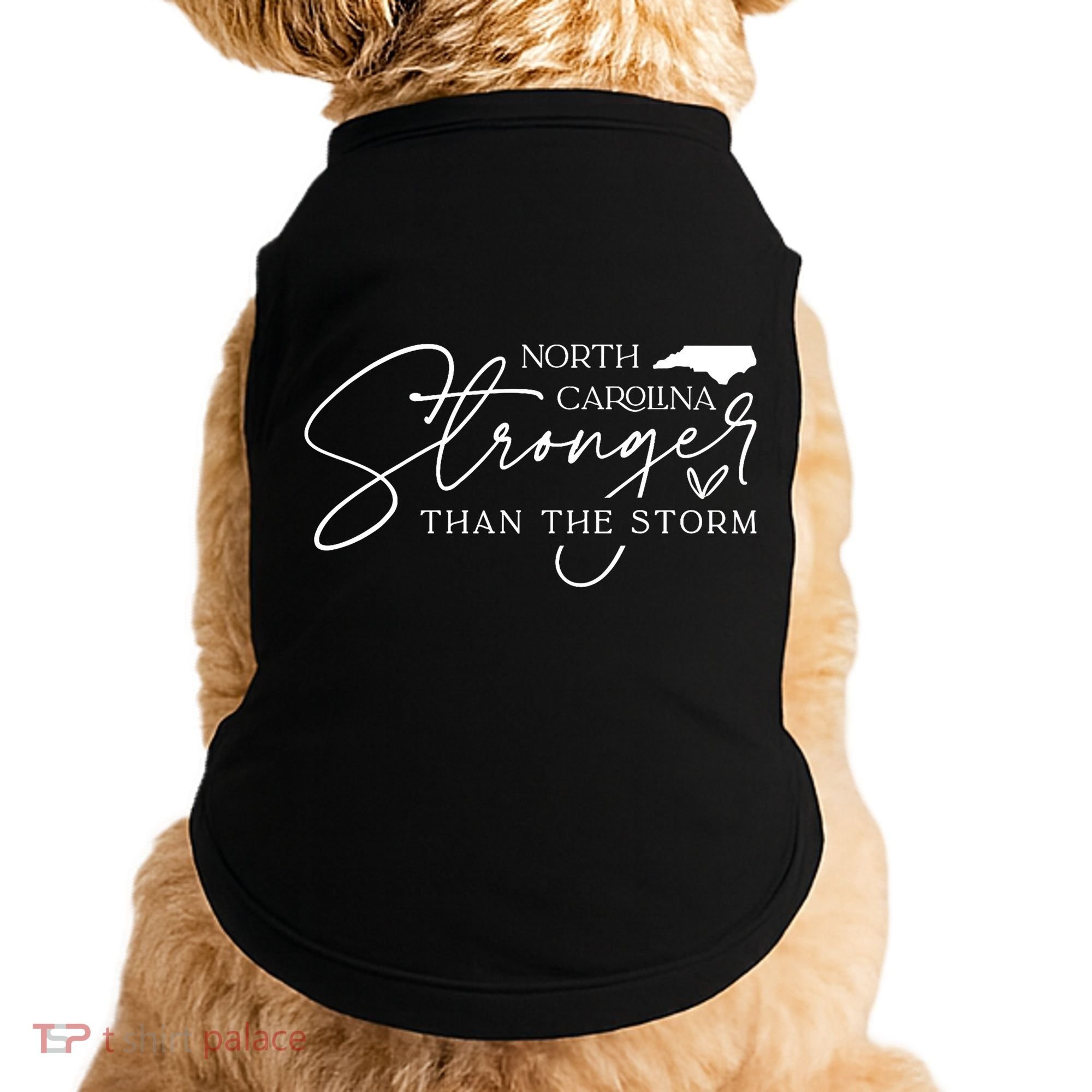 North Carolina Stronger Then The Storm Doggie Tank