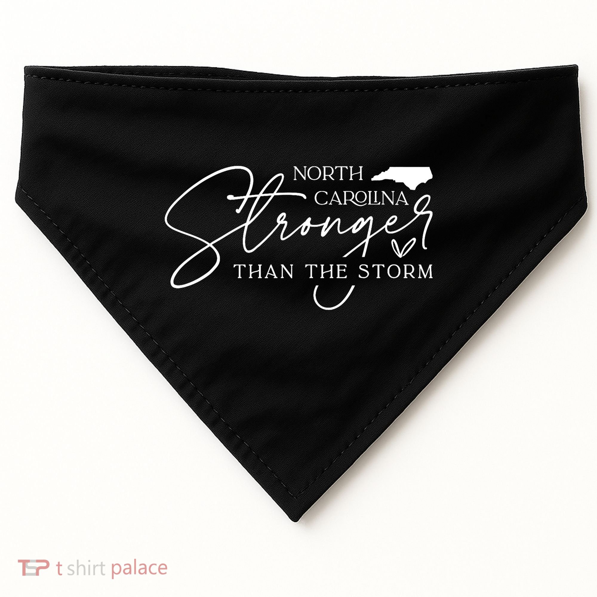 North Carolina Stronger Then The Storm USA-Made Doggie Bandana